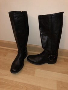 frye riding boots with zipper
