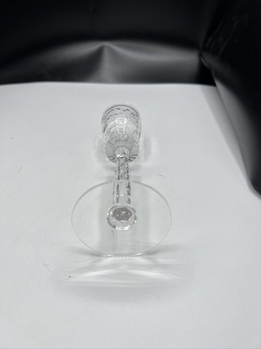 Vintage Tiffin Byzantine Etched Clear Wine Water Goblet Glass - Picture 3 of 5