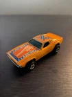 VINTAGE 1970 Hot Wheels Dixie Challenger Blackwall Orange Used. With Flag