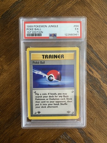 Poké Ball (1st Edition) graded PSA 5 for sale on eBay