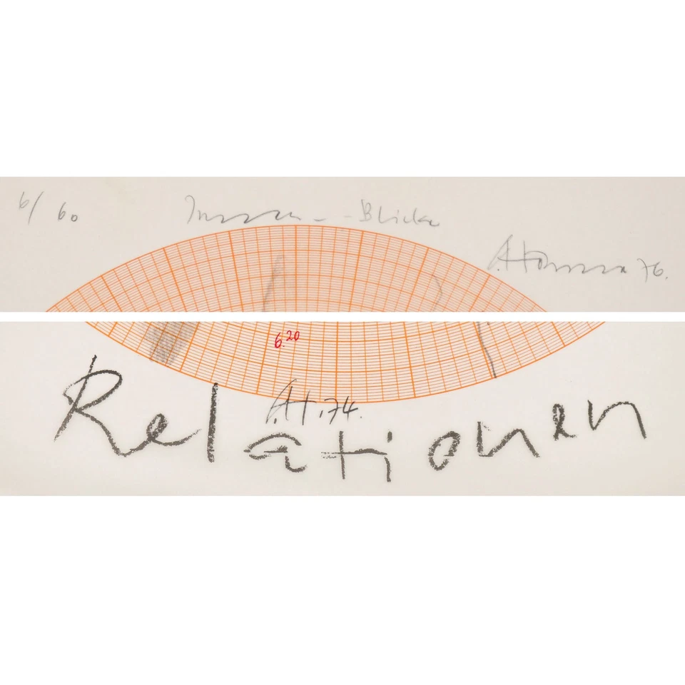 GERHARD HOEHME FARBSIEBDRUCK TRANSPARENT INNEN-WELTEN INFORMEL VP: 2400€* - Bild 3 von 4