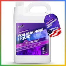 Fog Machine Liquid for Halloween Party and Events, Medium Density, 1 Gallon