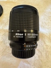 Nikon AF 80-200mm F 1:4.5 5.6D Lens 