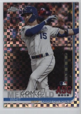 2019 Chrome Update Target All-Star Game X-Fractor /199 Whit Merrifield #98 0t02