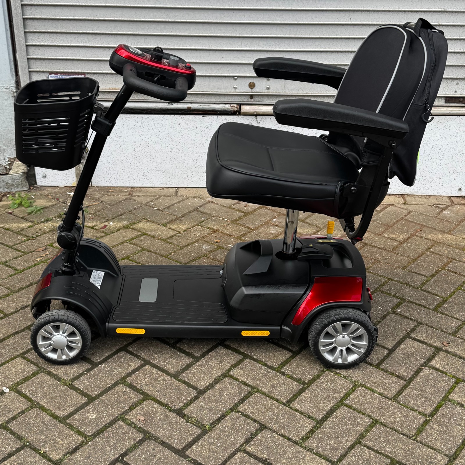 Ableworld Jolly Boot 4mph Travel Mobility Scooter Red with Charger Basket Manual photo 19