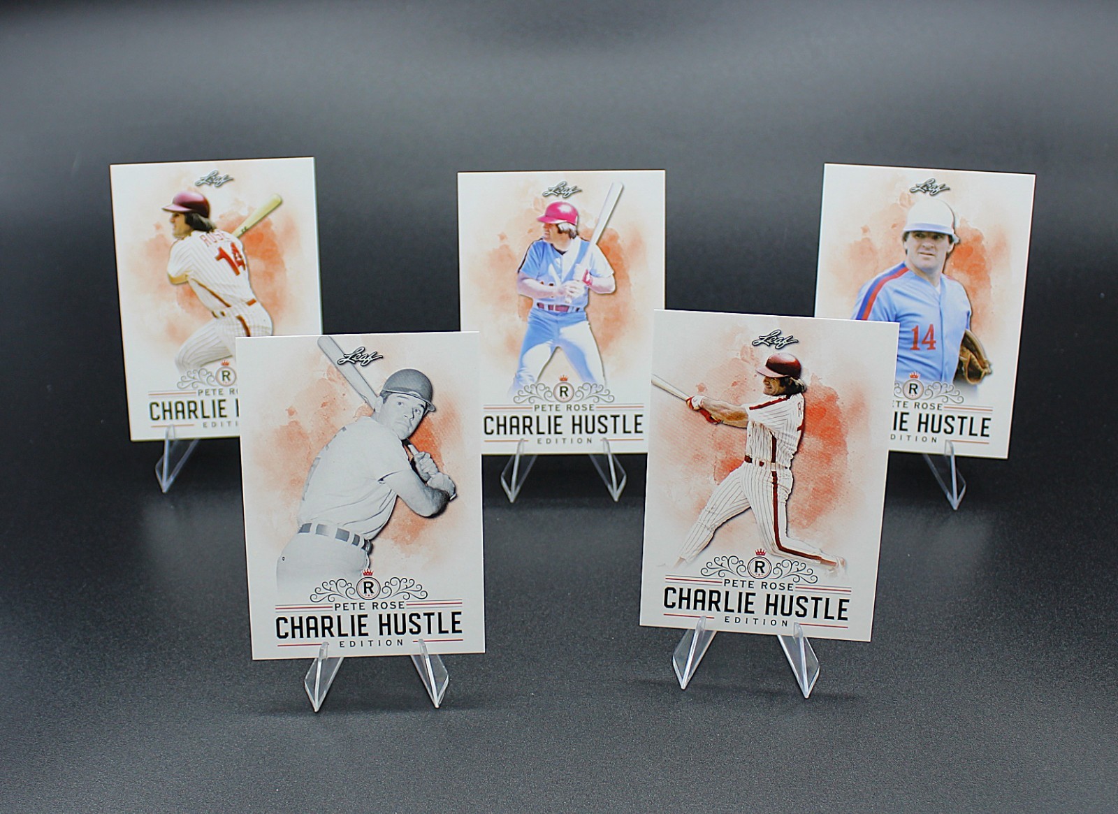 PETE ROSE CHARLIE HUSTLE EDITION 10 CARD SET 2020 LEAF CINCINNATI REDS