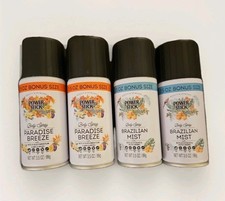NEW Lot Of 4: Power Stick Body Spray- 2 Paradise Breeze, 2 Brazilian Mist 3.5OZ