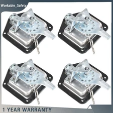 4 x Trailer Door Latch Rv Door Tool Box Lock with Gasket T-Handle Latch