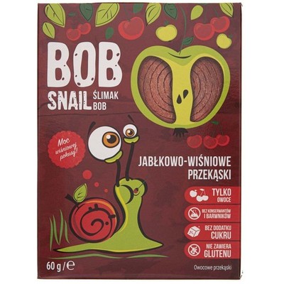 Bob Snail Apfel-Kirsch-Snack ohne Zuckerzusatz - 60 g