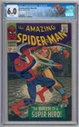 Amazing Spider-Man #42 CGC 6.0 Marvel Comic 1966 2nd Rhino 1st Mary Jane Face WP