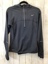 Nike Black Women's Dri- Fit Half Zip Running Jacket Small 1229-23