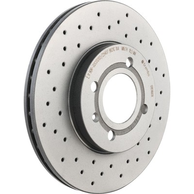 Brembo 09.5166.1X Disc Brake Rotor For Select 86-02 Volkswagen Models