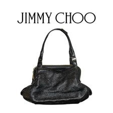 Authentic Jimmy Choo Black Avenue Soft Nappa ...