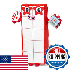 Hand2Mind Numberblock Ten Playful Pal Plush Figure Toys Numbers For Toddlers