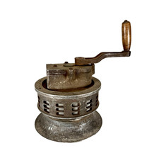 Large Imperial Japanese World War Ii 2 Hand Crank Air Raid Siren - Functional
