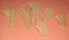 Thomas Wooden Railway Train Track Clickety Clack Set 6 Large Small Split Switch