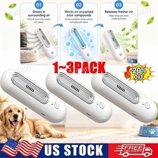 1-3Pack Ozofreshen Pet Odor Eliminator,Rechargeable Portable Deodorizer for Pets
