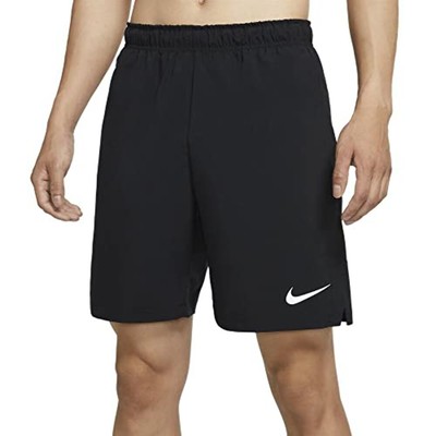 Nike Flex Men's Woven Training Shorts CU4945-010 Size XL Black/White | eBay