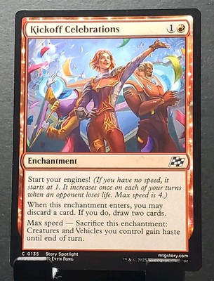 mtg celebration cards Fraternal Exaltation card made by Richard Garfield himself give them a gift MTG 0135 KICKOFF CELEBRATIONS Enchantment