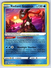 Radiant Greninja 046/189 SWSH10: Astral Radiance Holo Radiant Rare Pokemon TCG