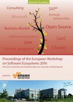 Proceedings Of The European Workshop on Software Ecosystems 2016 Buxmann (U. A.)