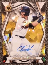 2022 Bowman GOLD Auto Invicta Chase Delauter #27/50 Cleveland SSP Rookie HOT