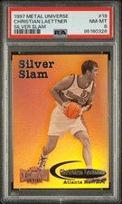 1997 METAL UNIVERSE SILVER SLAM #19 CHRISTIAN LAETTNER PSA 8