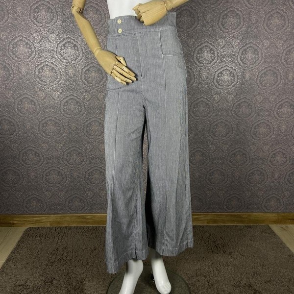 Women Scanlan Theodore Trousers White Polyamide 36