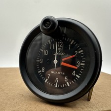 Vintage Jeco Quartz Made In Japan Car Dash Clock Nice Shape Untested 2 Dial