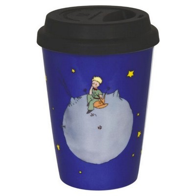 Tasse Kaffeebecher zum Mitnehmen Könitz Der Kleine Prinz (Sitzend auf seinem Planeten)