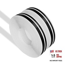 Pinstripe Tape Waistline Body Sticker for Car, Reflective Pin Striping BLACK