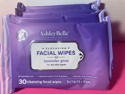 Ashley Belle Lavender Glow Moisturizing Facial Makeup Remover Wipes Volume Price
