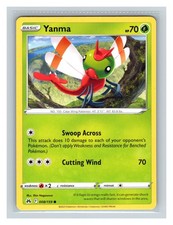 Pokemon TCG Yanma SWSH: Crown Zenith 008/159 Common Excellent