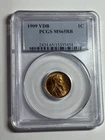 1909 VDB Lincoln Wheat Cent PCGS MS65 RB Nice Grade
