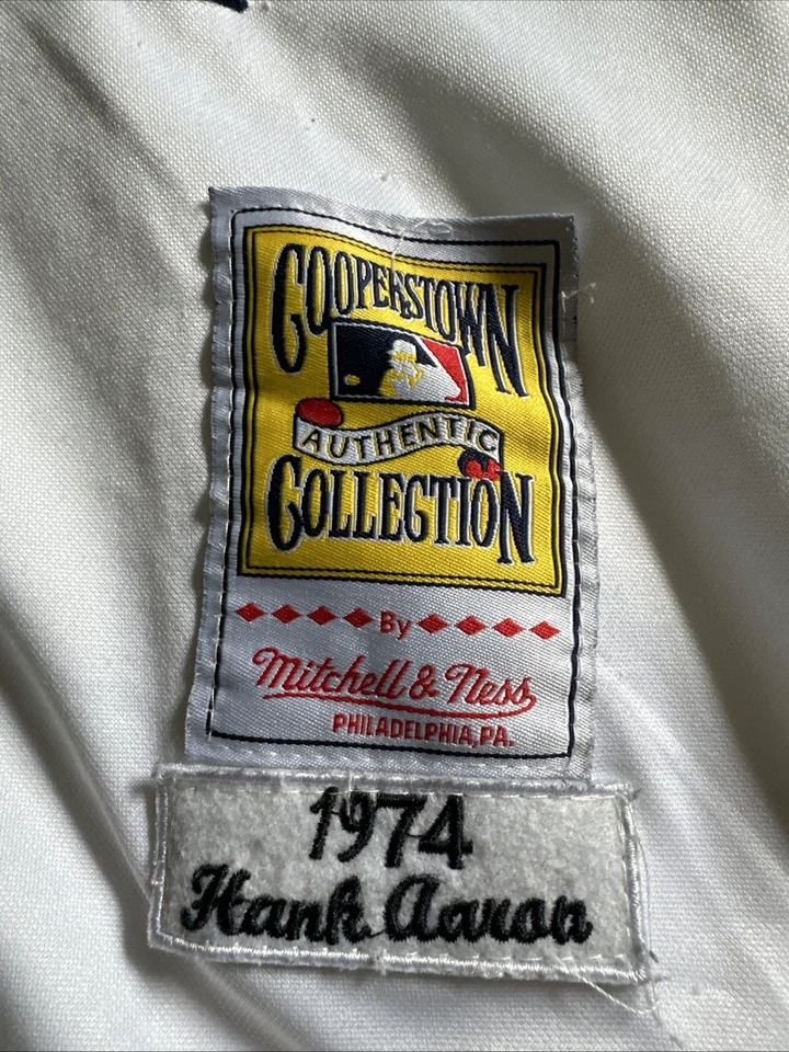 Camiseta Hank Aaron Braves Mitchell Ness Talla 52 Foto 3 de 4