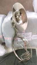 SOUSAPHONE TUBA 22" BELL SIZE OF PURE BRASS METAL IN CHROME CASE FREE SHIP