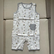 Nest Designs Bamboo Muslin Sleeveless Romper 24-18 months