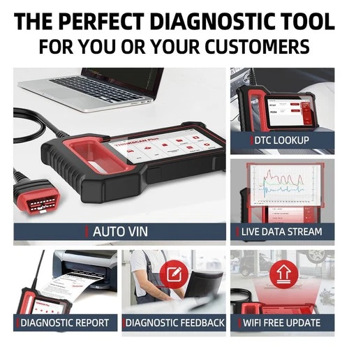 Thinkscan Plus S7 Car OBD2 Scanner Auto Diagnostic Tool ABS SRS B/CM TPMS AC IC