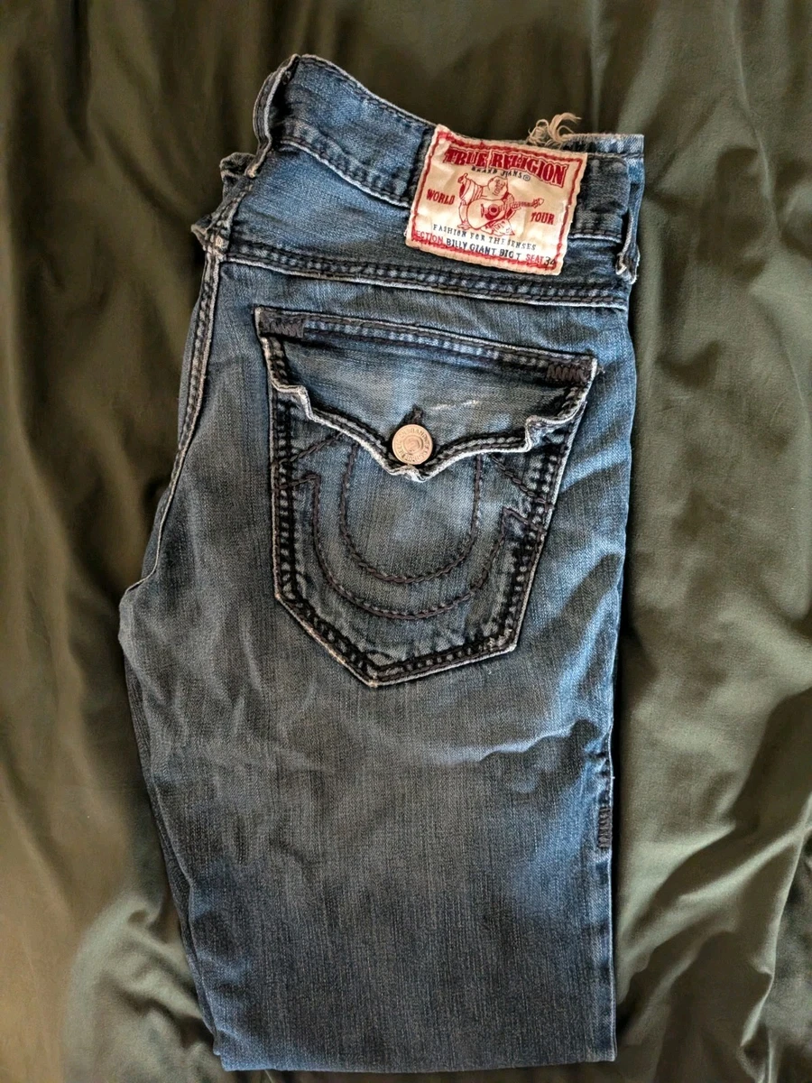 True Religion Billy Jeans for Men in 32 Inseam for sale | eBay