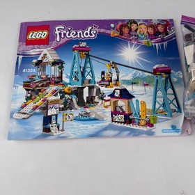 LEGO FRIENDS 41324 Snow Resort Ski Lift 100% Complete NO BOX