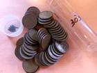 I roll of 50 1930's Wheat cents (Various years and mint marks)