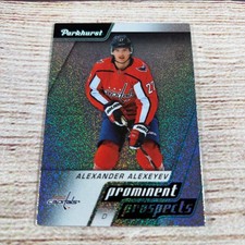2020-21 Upper Deck Parkhurst - Prominent Prospects Alexander Alexeyev #PP18 (RC)