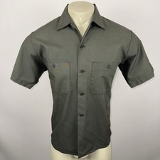 1960s Penneys Work Wear Shirt Vintage 60s Big Mac Penn Prest Uniform Mens Medium