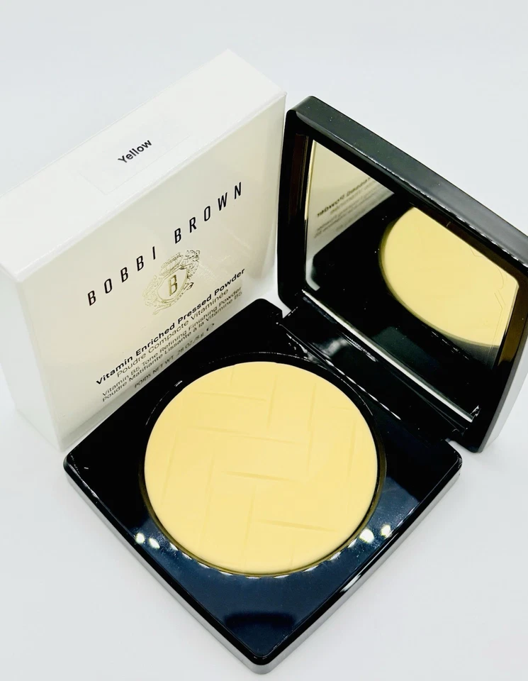 Bobbi Brown Vitamin Enriched Pressed Powder - Yellow - 8 g/.28 oz Full Size NIB - Image 2 of 4