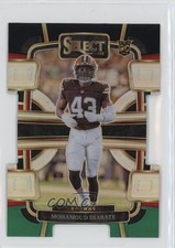 2023 Panini Select Concourse Black & Green Prizm Die-Cut Mohamoud Diabate 1fa4