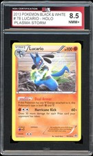 2013 Pokemon Plasma Storm #78 Lucario Holo KSA 8.5 NMM+ on eBay