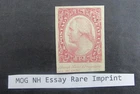 nystamps US Stamp # 12c Essay Mint OG NH Rare Imprint    Y22x3938