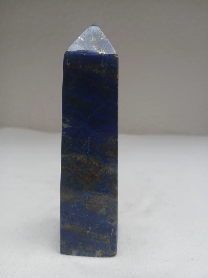Natürlicher Königsblauer Lapislazuli Obelisk 240 Gramm - Bild 2 von 4