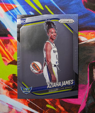 2025 Panini WNBA Prizm Aziaha James Silver Prizms #141 Dallas Wings