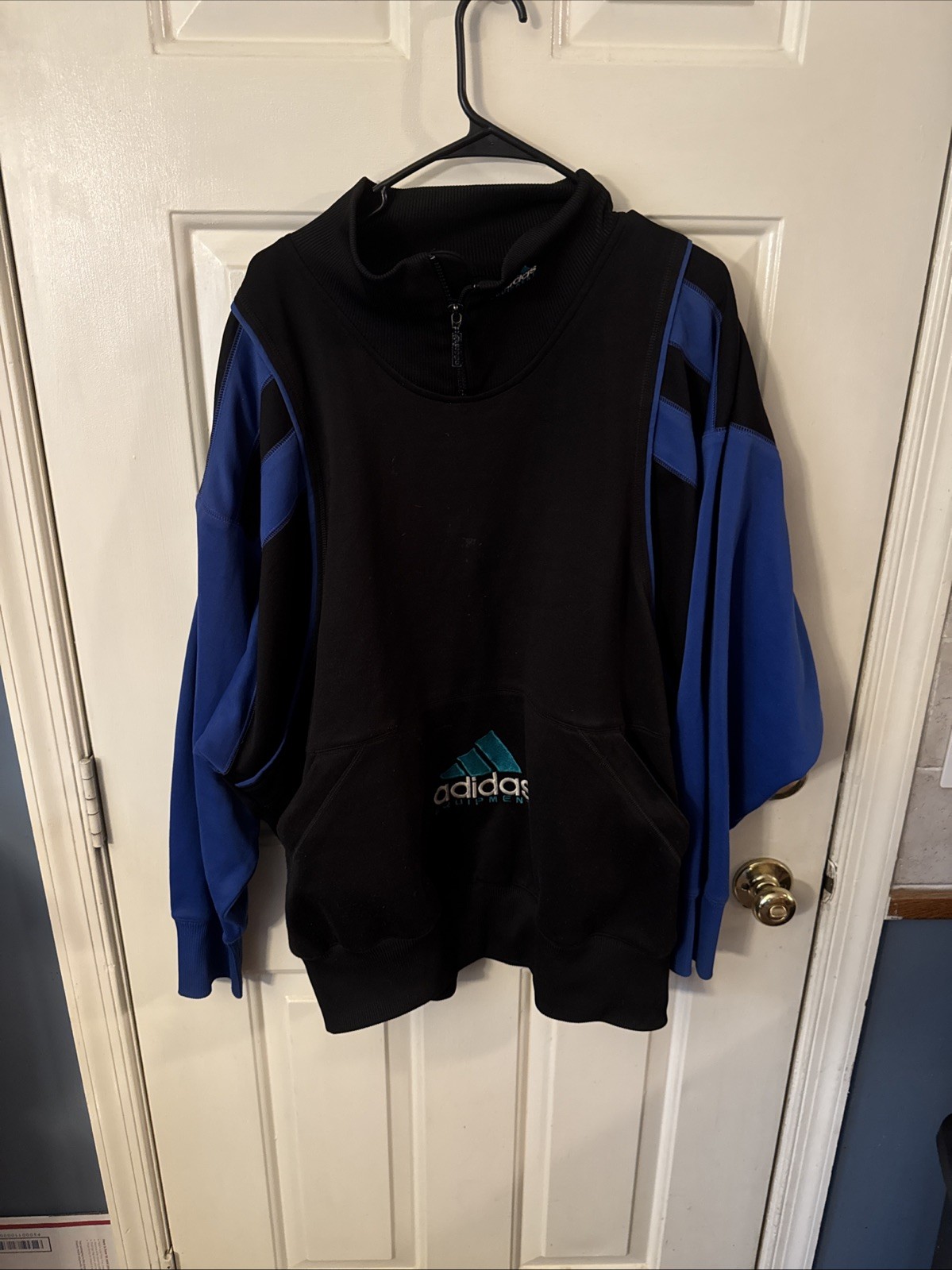 Vintage xl Adidas Equipment Pullover 1/4 Sweatshirt 90s 80s